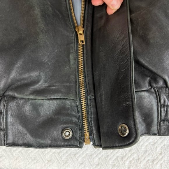 Vintage Cheerios Racing Men's Leather Jacket - Size 2XL - Picture 8 of 12